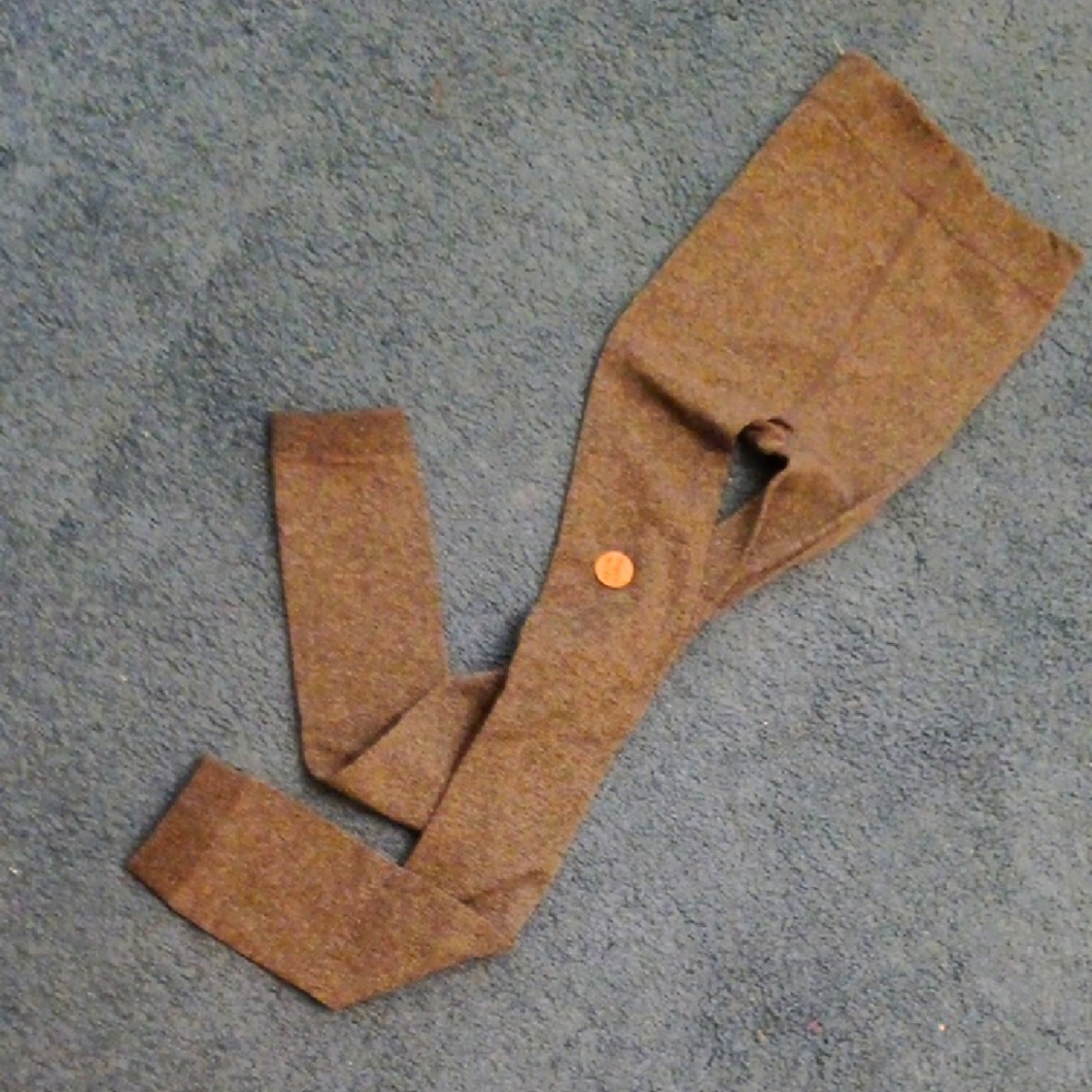 Cozy Brown Knit Leggings NWT